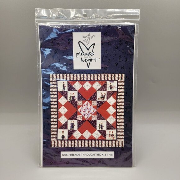 Pieces From My Heart Friends Through Thick & Thin #255 Quilt Pattern - Picture 1 of 3